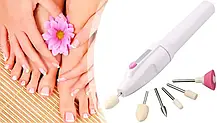 Набір для манікюру, фрезер для нігтів Salon Shaper + 5 насадок, Апарат для манікюру та педикюру, фото 6
