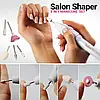 Набір для манікюру, фрезер для нігтів Salon Shaper + 5 насадок, Апарат для манікюру та педикюру, фото 8