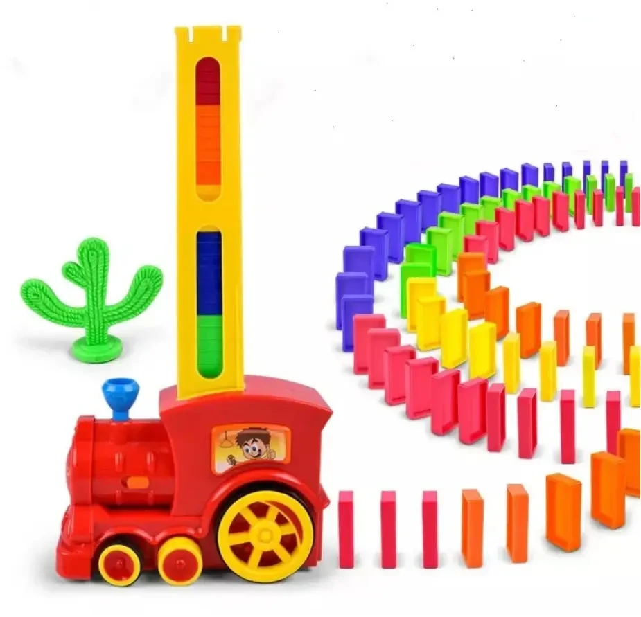 Набор игрушек поезд домино, DOMINO Happy Truck sciries COLORS 100 деталей | Развивающая игрушка - фото 5 - id-p1566524216