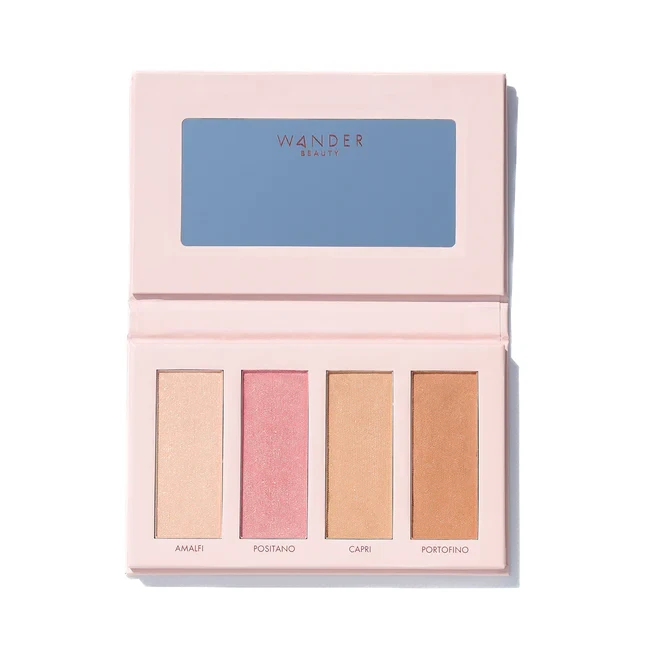 Палетка для обличчя Wander Beauty Riviera Blush and Bronzer Palette (бронзер, рум'яна, хайлайтер)