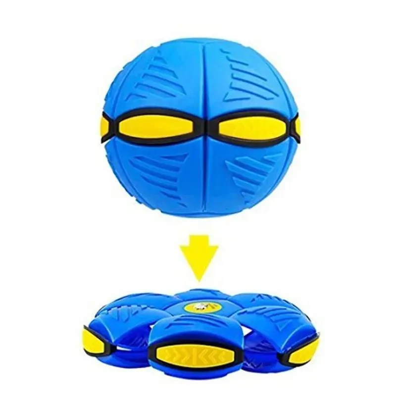 Мяч или летающий диско шар "НЛО" для игр на улице | Фрисби | Мяч трансформер - фото 4 - id-p1544589549