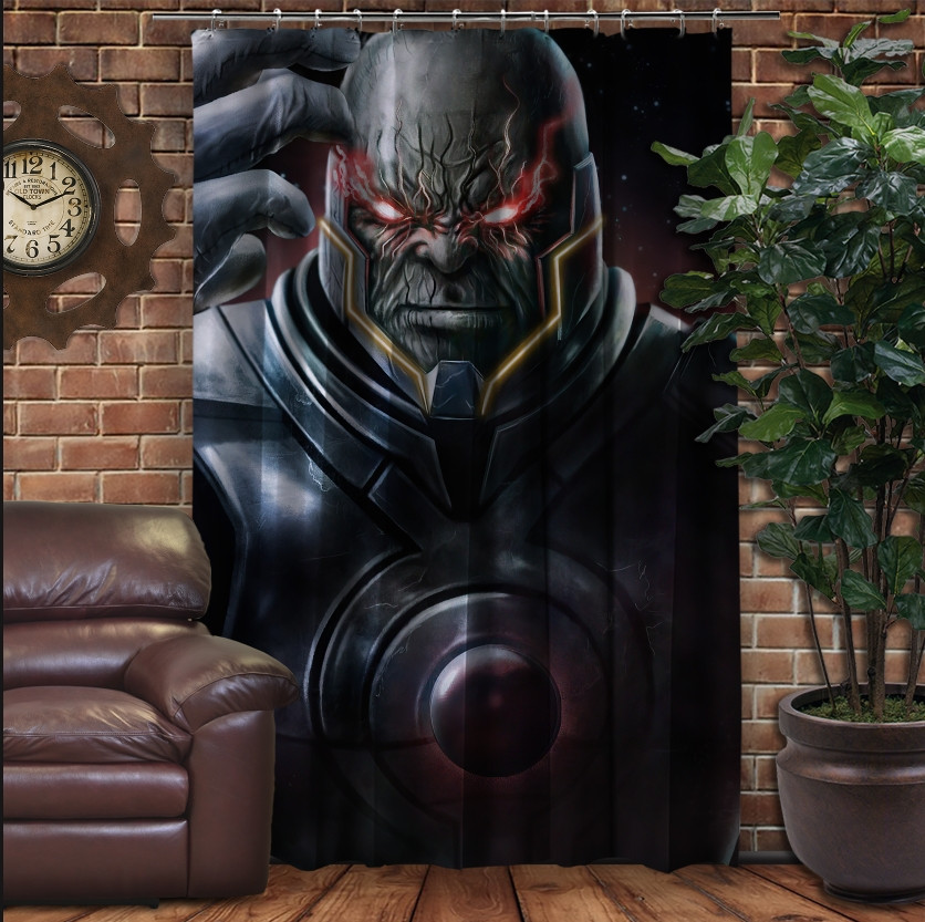 Штора з 3D принтом на тему: Supervillain. Суперлиходій