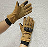 Зимові рукавиці, олива, теплі на хутрі, є ОПТ, три кольори, фото 8