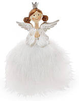 Декоративна фігурка "Принцеса в пишній білій сукні" 16см TOS
