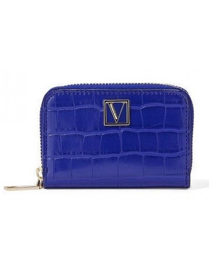 Маленький гаманець від Вікторії Сікрет Victoria's Secret The Victoria Small Wallet Sapphire Croc