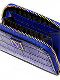 Маленький гаманець від Вікторії Сікрет Victoria's Secret The Victoria Small Wallet Sapphire Croc, фото 2