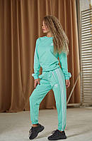 Женский костюм Adidas: свитшот-штаны (2 пары носков в подарок) Женский спортивный костюм Спортивный костюм для