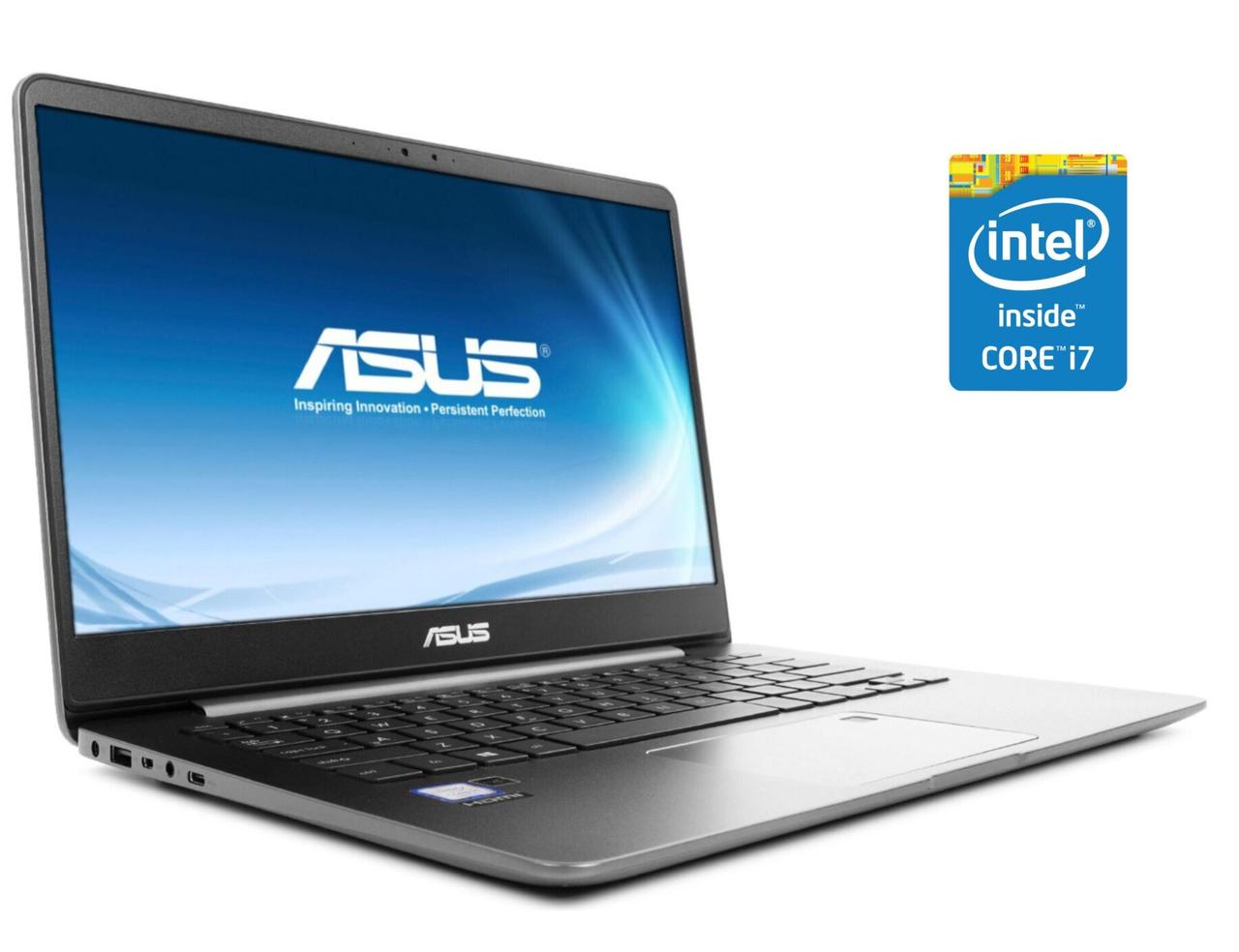 Ультрабук Asus ZenBook UX430U/ 14" (1920x1080)/ Core i7-8650U/ 8 GB RAM ...