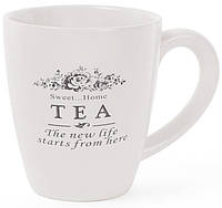 Кружка керамическая "Sweet Home TEA" 300мл (большая чайная чашка) TOS