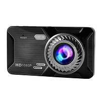 Автомобильный видеорегистратор T709 Touch screen (2 камеры) 1296P Full HD металл e11p10