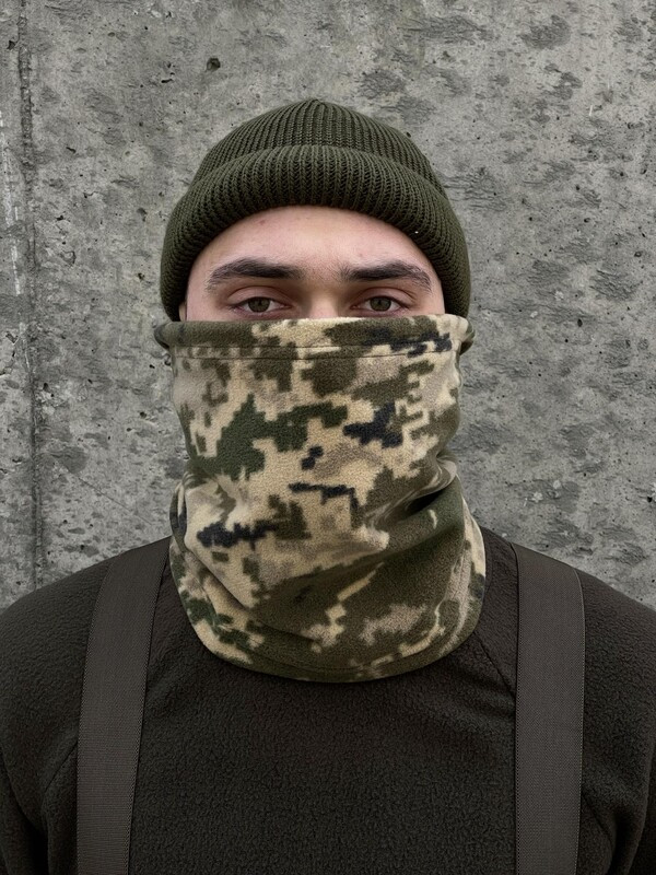 Бафф чоловічий камуфляжний флісовий Intruder піксель кольору хакі