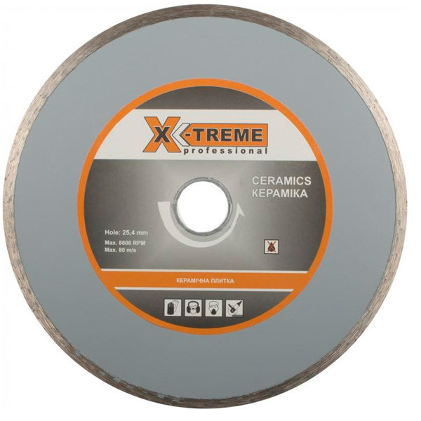 Диск алмазний X-Treme Ceramics 1A1R 250х6х2.6х25.4 мм (31289)