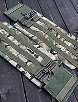Камербанд с системой быстрого сброса и карманами под защитные пакеты 15*30 см, мультикам TOS