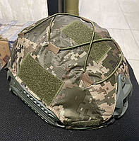 Кавер (чехол) на шлем каску Fast с панелями Векро Пиксель e11p10