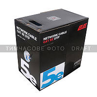 2E Кабель CAT 5e, U-UTP, 305м, AWG 24/1, LSZH, синій