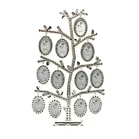 Фоторамка со стразами "Родовое дерево" (12 фото) (29х18х5,5 см)