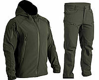 Тактический мужской костюм Softshell Spartan демисезонный (Olive) размер - L TRN