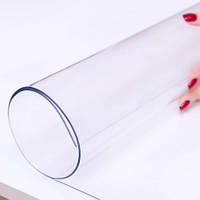 Мягкое стекло Прозрачная силиконовая скатерть на стол Soft Glass Защита для мебели 1.3х1.0 м (толщина 2мм) TRN