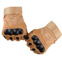 Беспалые мотоперчатки с защитой Песочный L перчатки для езды на велосипеде перчатки для мотоцикла