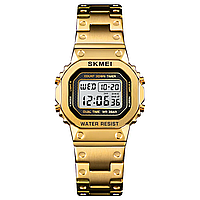 Женские спортивные часы Skmei 1433 Singapore Золотистый стильные наручные часы для женщин