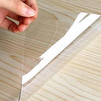 Мягкое стекло Прозрачная силиконовая скатерть на стол Soft Glass Защита для мебели 3.4х1.0 м (Толщина 2мм) TRN