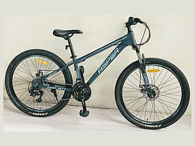 Спортивний велосипед 26 дюймів, рама 13" CORSO ASPER SP-26514 (3*7s) синій