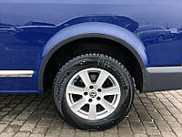 Накладки на арки (6 шт, черные) ABS пластик для Volkswagen T5 Transporter 2003-2010 гг