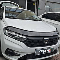 Дефлектор капота (Eurocap) для Dacia Sandero 2021-2024 гг