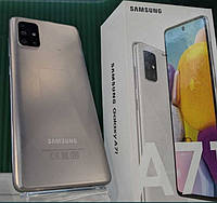 Смартфон Samsung Galaxy A 71 6/128Gb Silver Гарантия Trade in