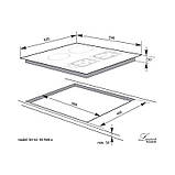 Варильна поверхня газ + електрокомбінована Luxor GH 62 SS, фото 8