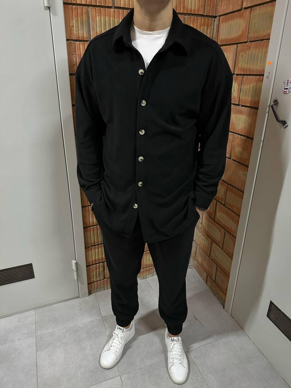 Теплий костюм чоловічий Look | Комплект зимовий чоловічий сорочка + штани 4ю 3255, фото 1