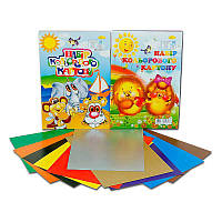 Картон кольоровий А4 10 аркушів КК-А4-10 (40)