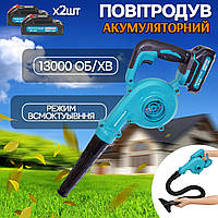 Воздуходув аккумуляторный Lithium Air Blower 24V беспроводной, 2 аккумулятора, Чемодан NXI