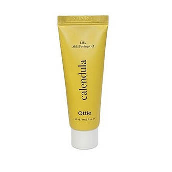 М'який пілінг-гоммаж з календулою Ottie Calendula LHA Mild Peeling Gel мініатюра 10 мл