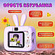 Дитячий цифровий фотоапарат TOY G X900 Фіолетовий Кролик 40М Люкс Селфі, фото 7