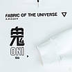 Худі Fabric of the Universe біла тепла м’яка якісна на флісі з принтом ONI YOKAI, фото 7