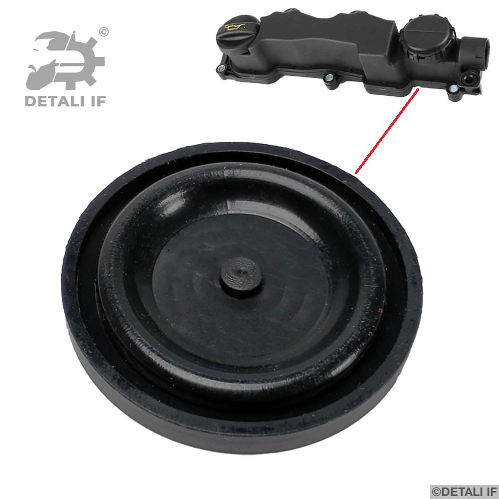 Клапан клапанної кришки мембрана Scudo Fiat 1.6d 1690275 0248L1 1479837 993760 9651815680 31259241