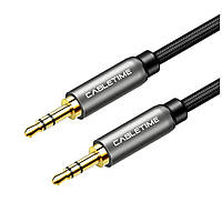 Кабель Cabletime Audio 3.5 mm M - 3.5 mm M, 1 m, Black, 3 pin (CF10H)