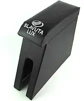 Бар Підлокітник Славута ( вишивкою) Чорний(шкір.заступник), фото 1