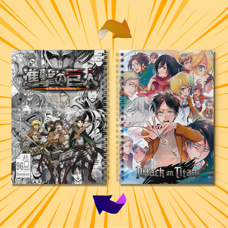 Скетчбук Аніме 96 л Attack on Titan 13