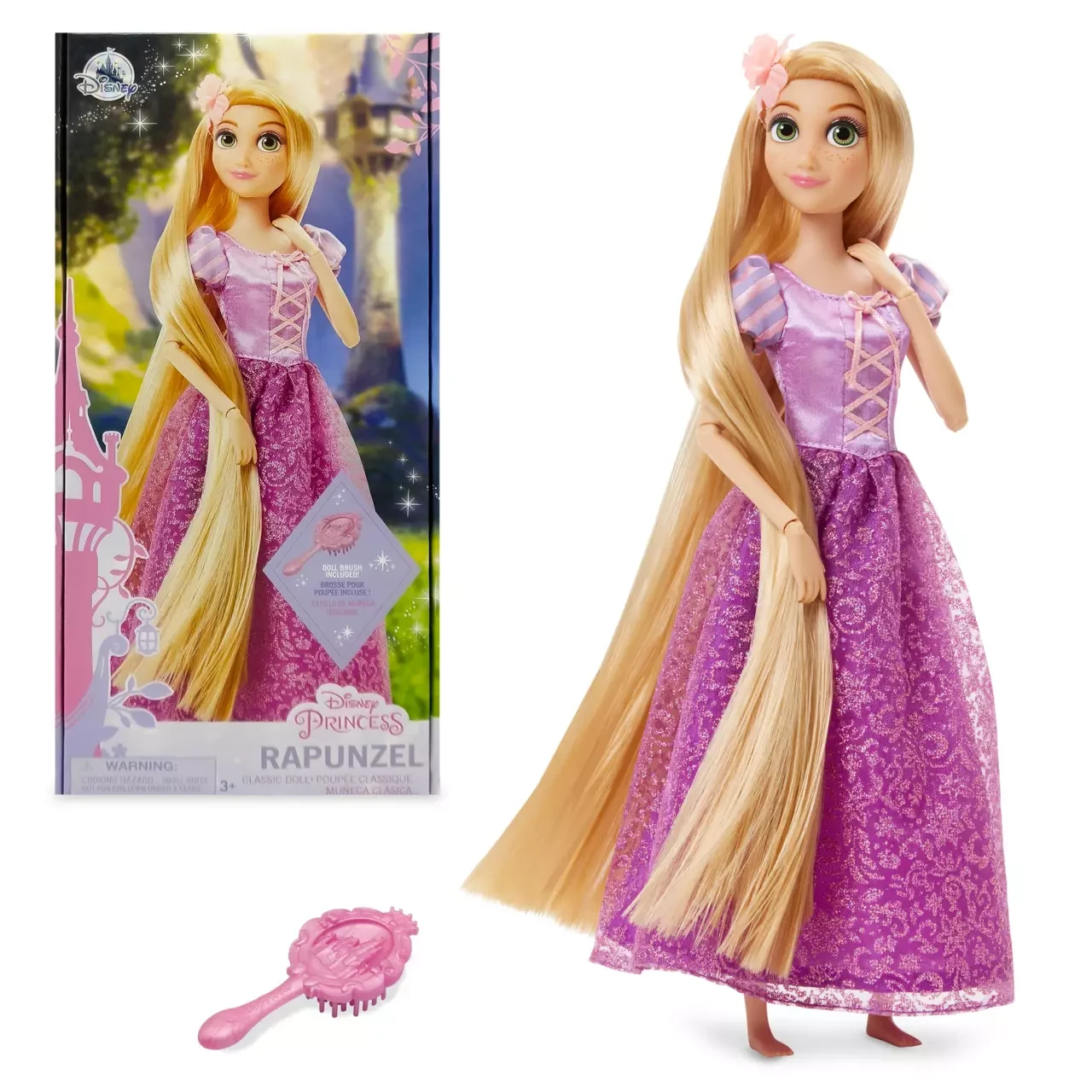 Лялька Рапунцель Класична з підвіскою Дісней Rapunzel Classic Оригінал