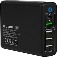 Зарядное устройство BLOW 4xUSB 1xUSB-C QC 3.0 60W Yard-shop