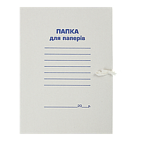 #/Папка на зав'язках JOBMAX А4 картон 03 мм клеєний клапан