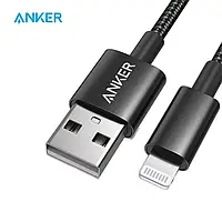 Кабель Anker Premium Double-Braided Nylon USB-A to Lightning (А8152) / MFi Certified for iPhone iPad