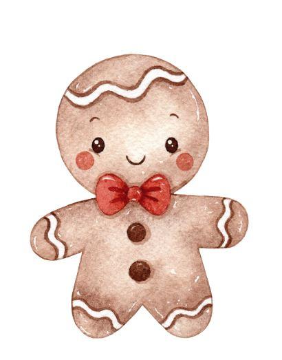 Наклейка для ростової фігури "Пряник-чоловічок" 60х46 см/інтер'єрна наклейка (без обрізу по контуру)