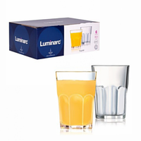 Набір високих скляних склянок Luminarc Tuff 410 мл  6 шт (Q2245)