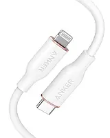 Кабель Anker PowerLine III Flow USB-C with Lightning 0.9m (А8662) / MFi Certified for iPhone iPad