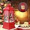 Новорічний декоративний світильник від USB, 19х7см, Колір Рандом / Різдвяний ліхтар з підсвічуванням, фото 7