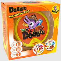 Настольная игра Dobble Животный Мир / Dobble Animals базовая украинская версия настольной игры