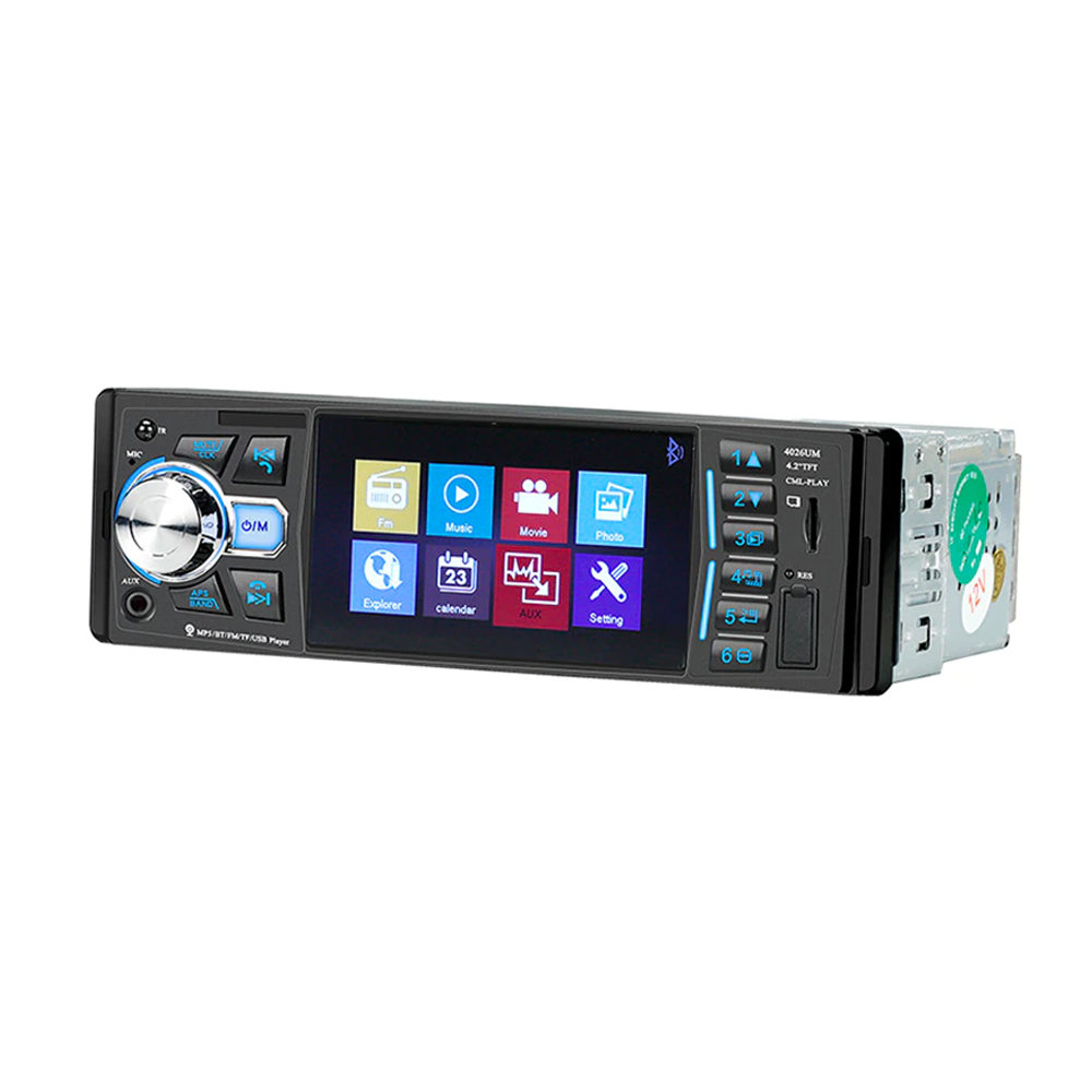 Автомагнітола 1DIN MP5 4026UM із зарядкою від USB, фото 1